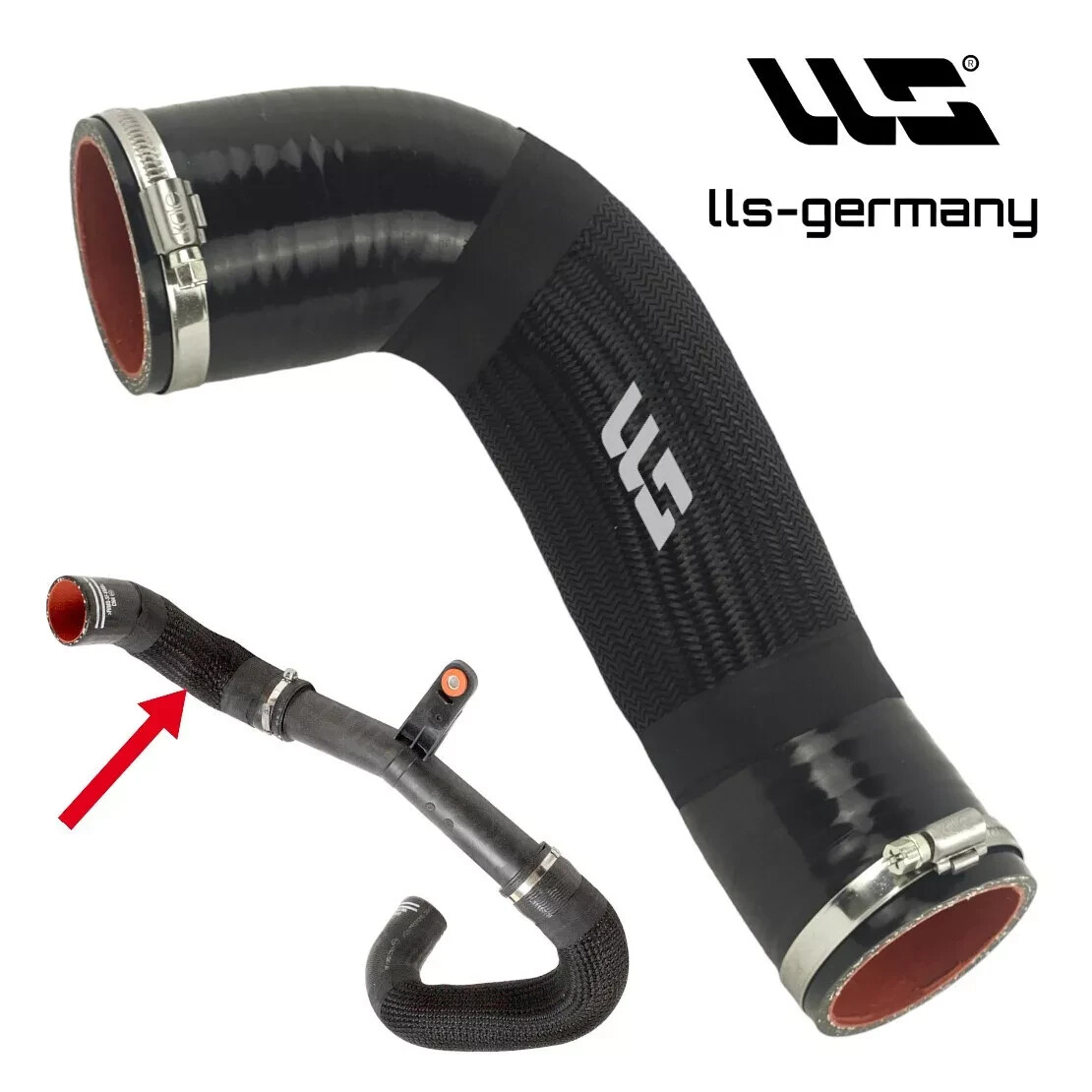 Turbo Hose Charge Air Hose For FIAT DUCATO 2.3D Multijet Euro 6 1389890080