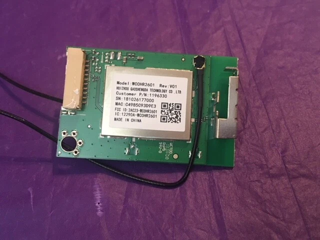 SHARP LC-58Q7330U WIFI MODULE WCOHR2601 - Image 2 of 4