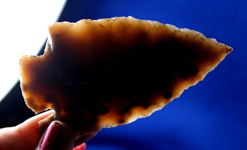 Huge Little River Point Authentic Prehistoric Arrowhead Artifact Native Indian - Picture 9 of 10