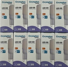 Image of LED Crompton G9 2.2W non dim warm white 200lm push fit 2.2 = 18 Watt 10 pack