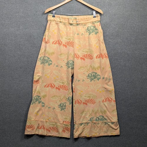 Free People Movement Pants Women Large Where The Wind Blows Sweatpants Wide Leg