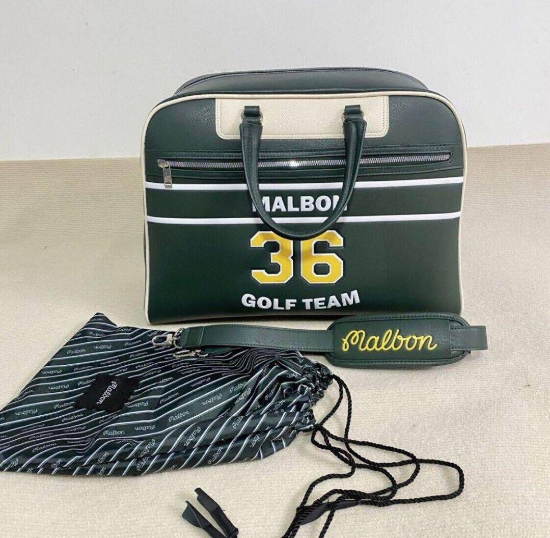 Malbon マルボンゴルフ36チーム ボストン バッグ Malbon Golf 36 GOLF TEAM Bostong Bag with Shoulder Strap 2