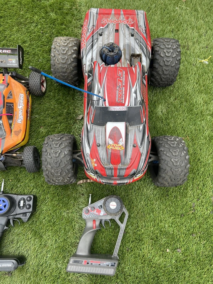 Lot Of 3 - EXCEED-RC Car, Hyper -HYPER SPORT + Traxxas T-Max + Rustler For Parts - Image 2 of 4