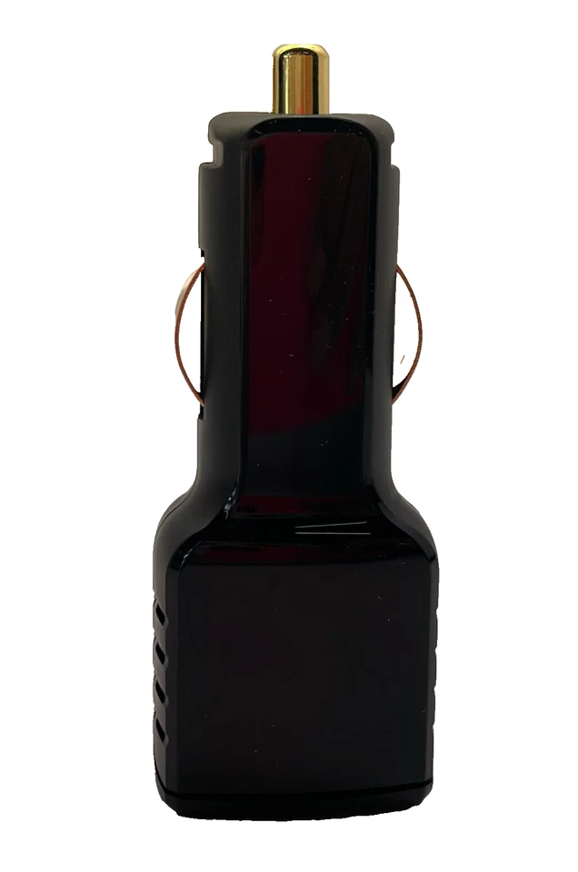 Cargador de coche de doble salida Key PCUU40008GLK 4,8 amperios con 2 puertos USB - negro Foto 3 de 4