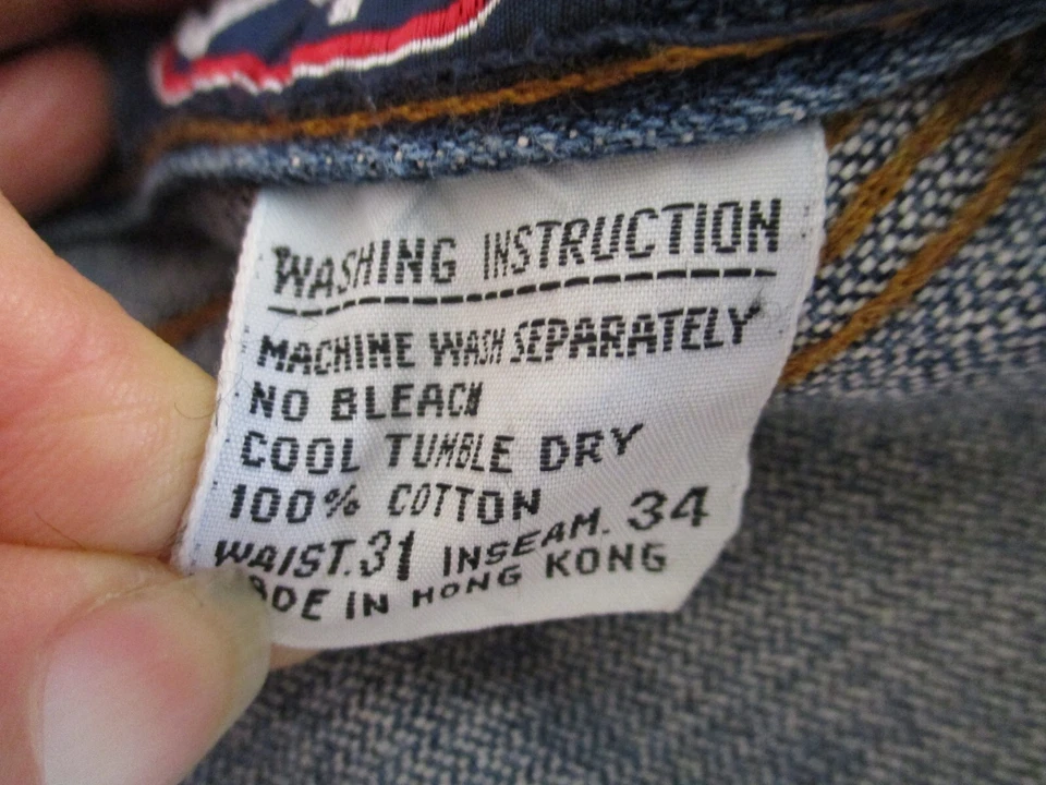 Jeans Gap Vintage Años 70/80 31 x 34 Cintura Alta Azul Oscuro Denim Foto 4 de 4