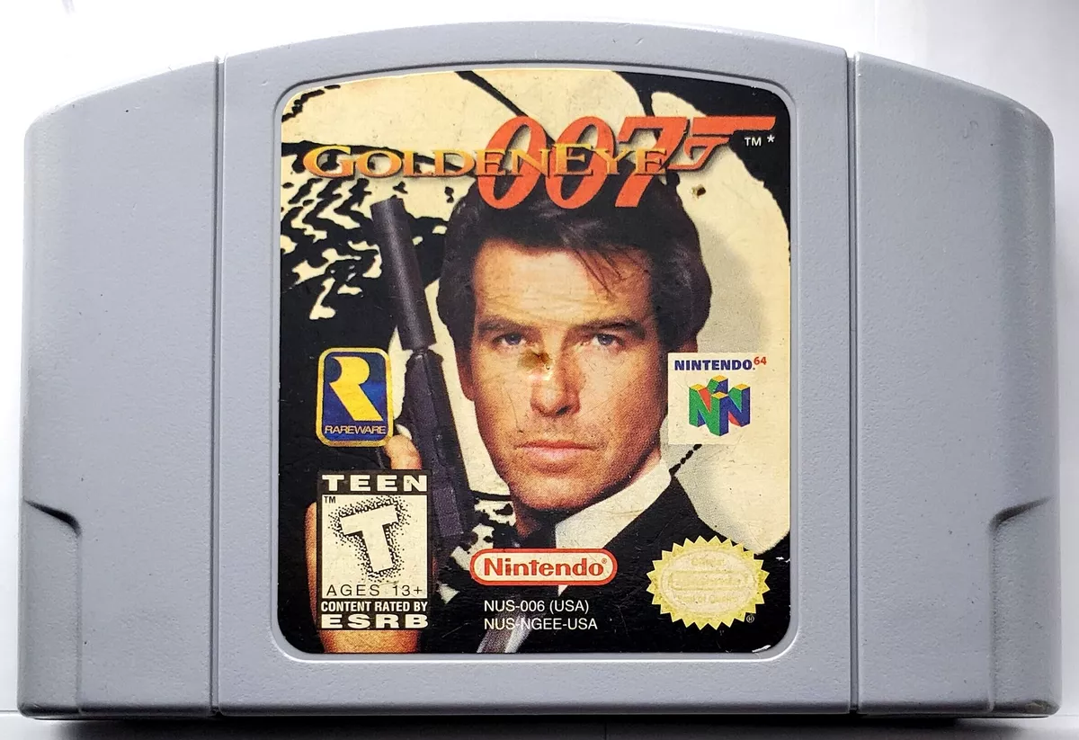 007 Goldeneye Nintendo 64 N64 Authentic Video Game 