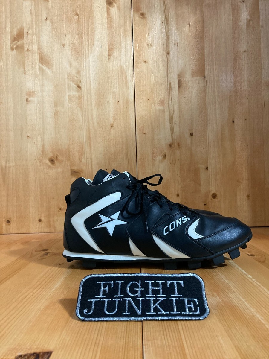 CONVERSE CON VINTAGE VTG 90'S Men Leather Cleats Black