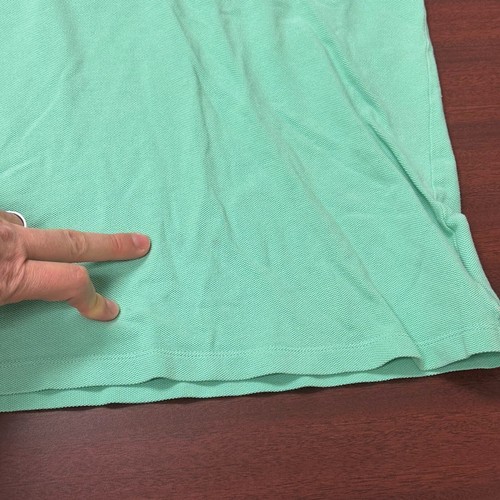 Vans Off The Wall Polo Shirt Mens Size XL Green Solid Activewear Golf Flaws - Picture 8 of 8