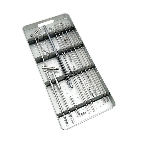 Kit de instrumentos de placa de bloqueo de extremidades inferiores ortopédicas A0 conjunto quirúrgico ortopédico - Imagen 10 de 17