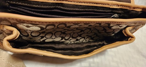 COACH Vintage Bon Voyage Signature Belt Bag / Fanny Pack - Beige Brown - Picture 7 of 15