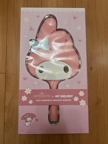 Sanrio My Melody Vanity LED Handheld Mirror with Stand Pink - Picture 2 of 3