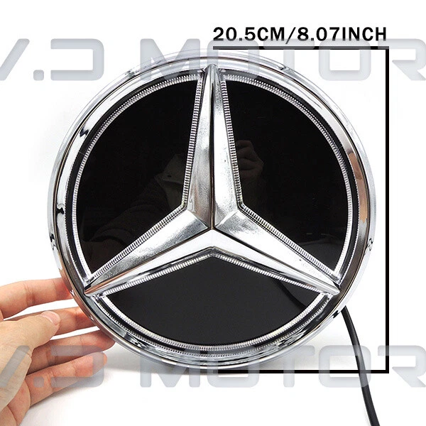 Espejo LED Parrilla Emblema Logo Estrella Luz Para Mercedes-Benz GLS GLC GLE 2020-2022 Foto 2 de 4