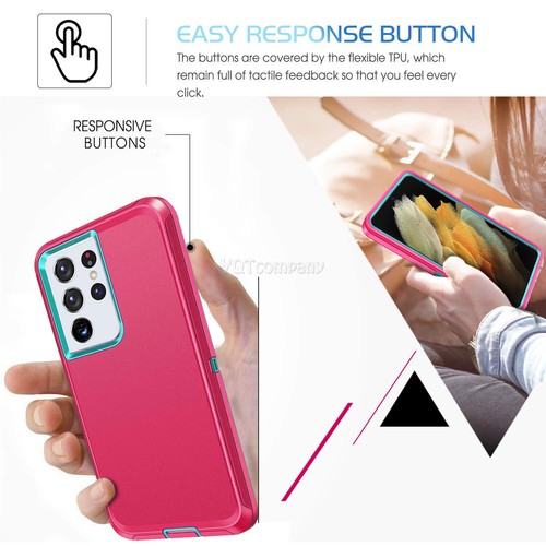 For Samsung Galaxy S21 Ultra/S21+/S21 FE/S21 5G Case Shockproof Hard Phone Cover - Picture 41 of 79