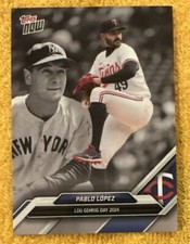 2024 Topps NOW Lou Gehrig Day #LGD-9 ⚾️ Pablo Lopez ⚾️ Minnesota Twins