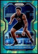 F106 YETUR GROSS-MATOS RC HYPER 2021 PANINI PRIZM 150/175 CAROLINA PANTHERS #366