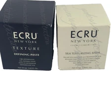 Ecru New York Silk Texturizing Hair Balm New Full Size & Defining Paste New