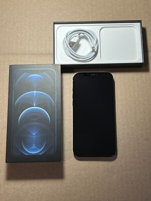 Apple iPhone 12 Pro Max- 256GB - Pacific Blue Unlocked (CDMA + GSM) (A2342) Read