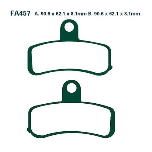 Road Passion Bremsbeläge Für Harley Softail Fat Boy - Vorne Semi-Metallic