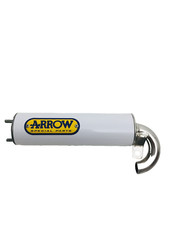 SILENZIATORE ARROW UNIVERSALE ALLUMINIO PER MOTO 50 CC NUOVO ORIGINALE 27295