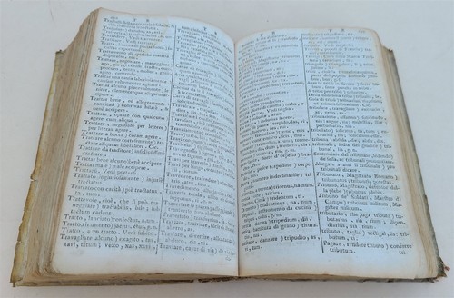 1736 ITALIAN DICTIONARY antique Nuovo Dizionario della lingua volgare, e latina - Picture 8 of 9