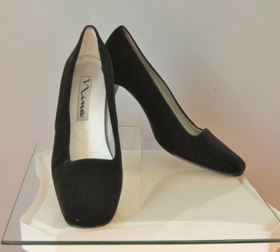 nina black evening shoes
