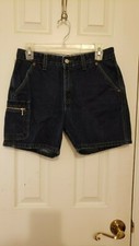 LEVI'S DENIM DARK WASH JEAN SHORTS JUNIORS/WOMEN'S SZ 6 EUC