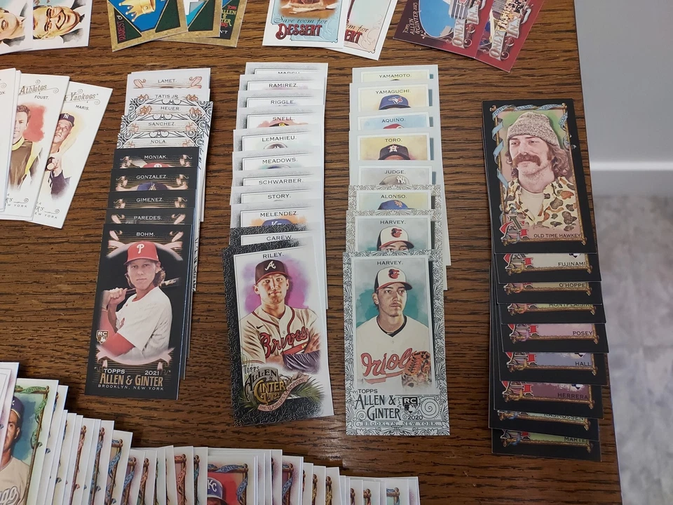 Topps Allen & Ginter Lot 150+ Cards Set Building Multiple Years Weirdo Inserts - Image 2 of 4