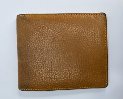 【送料&関税込】Kenzo Bi-fold Wallet KENZO Paris Brown Leather Bifold Wallet, 7 Credit Card