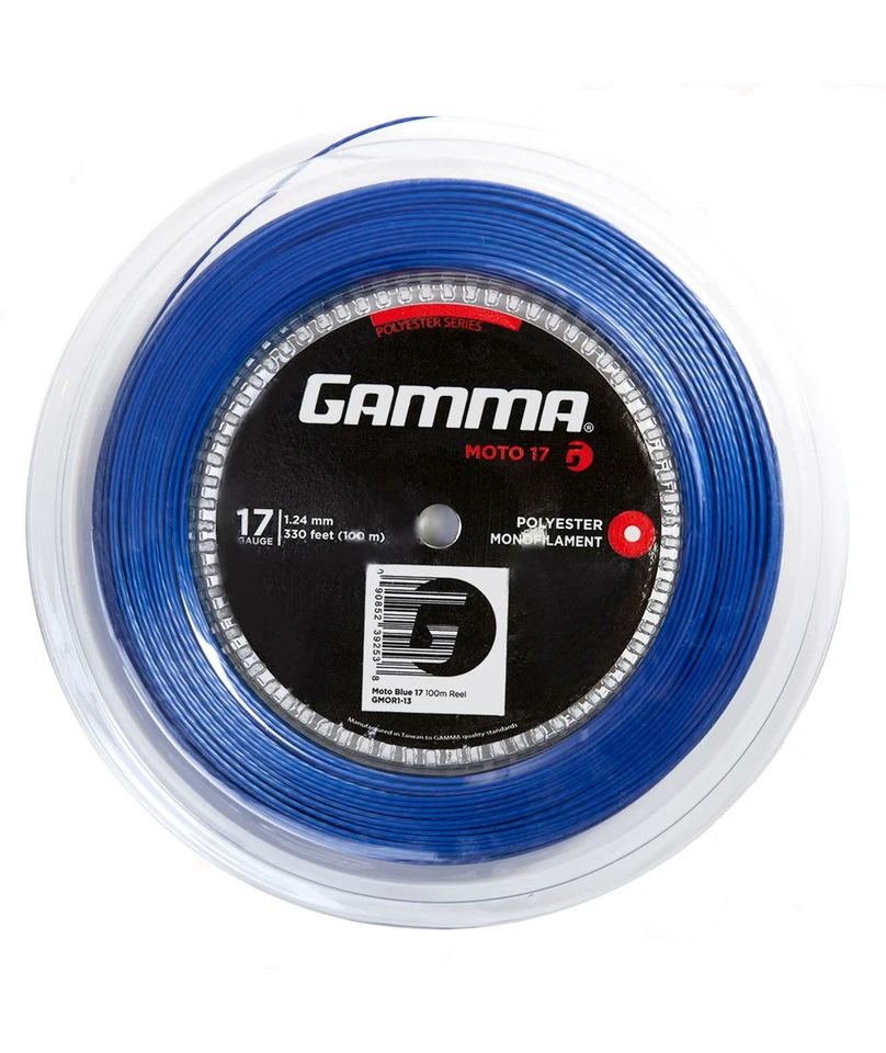 Gamma Tennis String Moto 100m Reel 5 Year Limited Edition