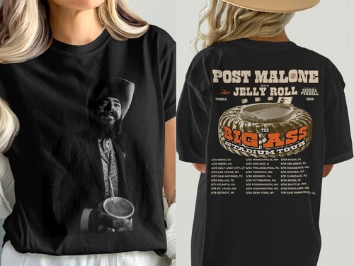 Post Malone, Post Malone Tour, Big Ass Stadium Tour, Posty 2025 Tour, Jelly Roll - 第 1/3 張圖片