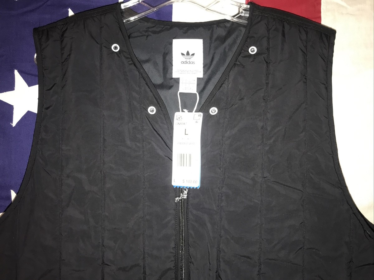 Adidas Originals NMD Full Zip Vest Solid Black MENS Large Adidas Originals NMD Full Zip Vest Solid Black MENS Large