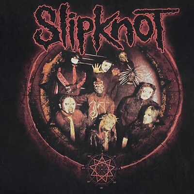 サンフェード‼️slipknot 90s~00s バンド メタル ロック XL Vintage Slipknot 2000s Shirt Size XL Faded Grunge Metal