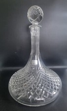Samodor Handgeschliffen Bleikristall Glas Schiffe Karaffe Jugoslawien