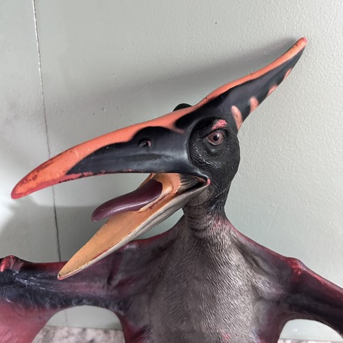 Vintage Maidenhead 2005 Toys R Us Large Rubber Pterodactyl Dinosaur Toy Figure - Picture 2 of 8