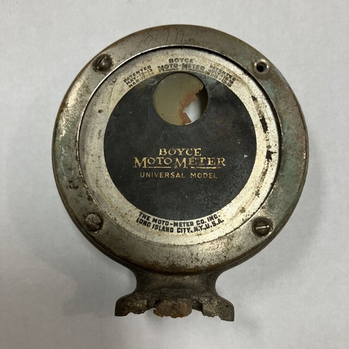 Rough Vintage Boyce Moto Meter As Is For Parts eBay