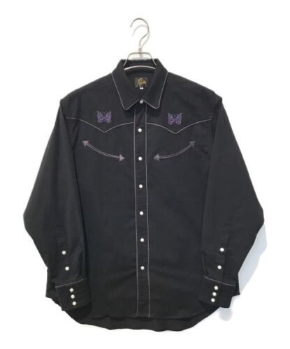 Needles Men´s Western Shirt Black Japan Size:S FK170/6402