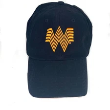 Whataburger Employee Baseball Cap Black Adjustable Hat - OSFA
