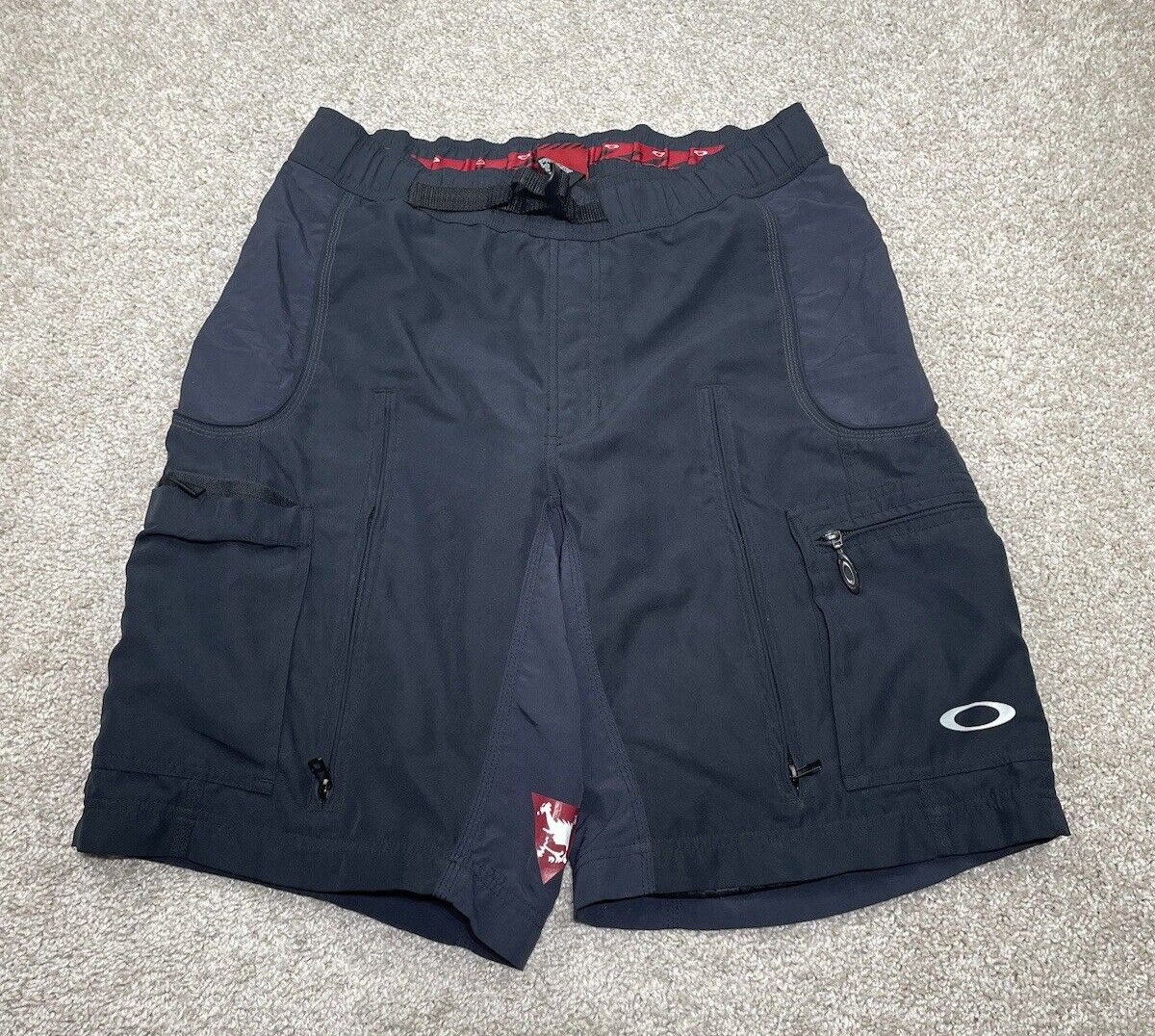 Vintage Oakley Shorts Adult L Black Cargo Tactical Y2K Waist Vintage Oakley Shorts Adult L Black Cargo Tactical Y2K Waist
