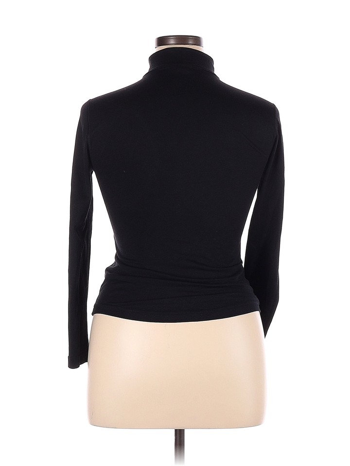 Lands' End Outlet Women Black Long Sleeve Top M eBay