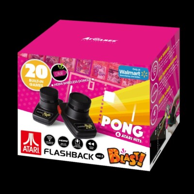 Atari Flashback Blast! Vol. 3 Pong Classic Retro Video Game Console Plug 'n Play