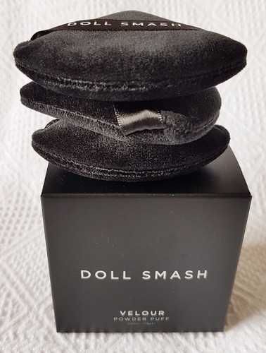Black Velvet Powder Puff Trio ~ For Makeup Application ~ by Doll Smash ~ NEW - Picture 10 of 10