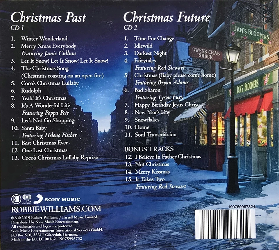 ROBBIE WILLIAMS + THE CHRISTMAS PRESENT + DELUXE EDITION + 4 BONUS TRACKS +Do-CD - Bild 2 von 4