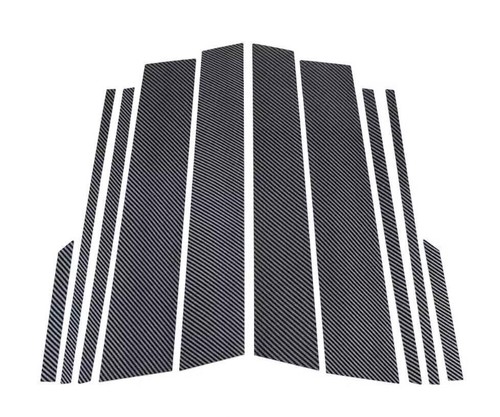 For Toyota RAV4 19-2024 Carbon Fibre Window Center BC Pillar Protect Cover Trim - Picture 4 of 7