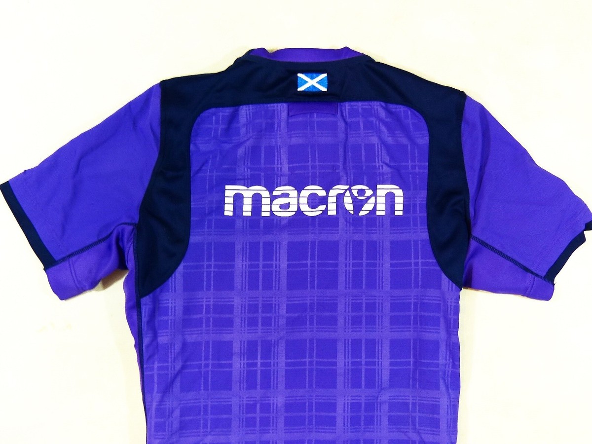 Maillot Rugby Entrainement Ecosse Rouge Macron en vente sur Rugby Shop
