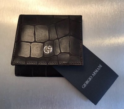 Giorgio Armani Mini-Wallet/ Purse for Bills and Coins