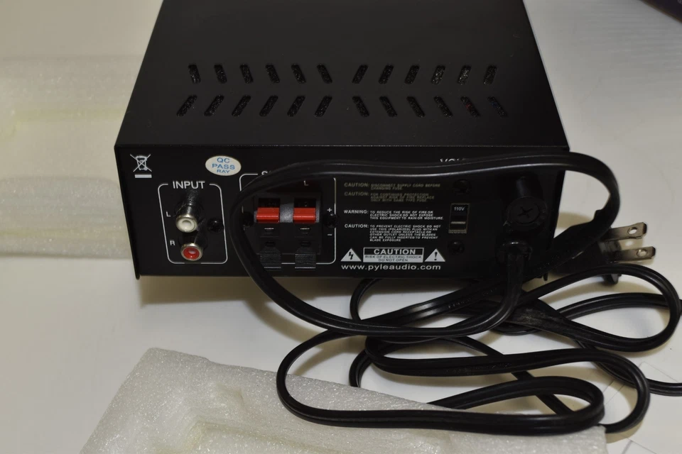 ^^ PYLE PCA2 MINI 2X40W STEREO POWER AMPLIFIER (SLS81) - Image 4 of 4