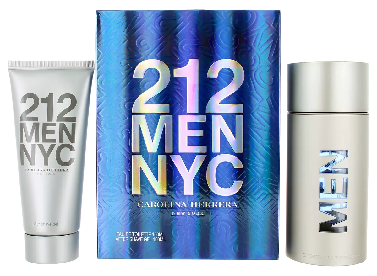 212 Men NYC by Carolina Herrera For men SET EDT 3.4oz After