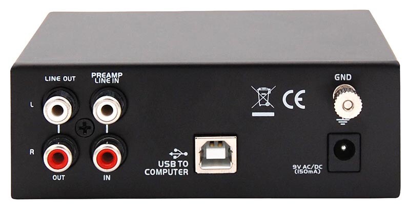 Thumbnail - Dynavox Upr-2.0 Phonovorverstärker Mit Usb, Schwarz, Platten