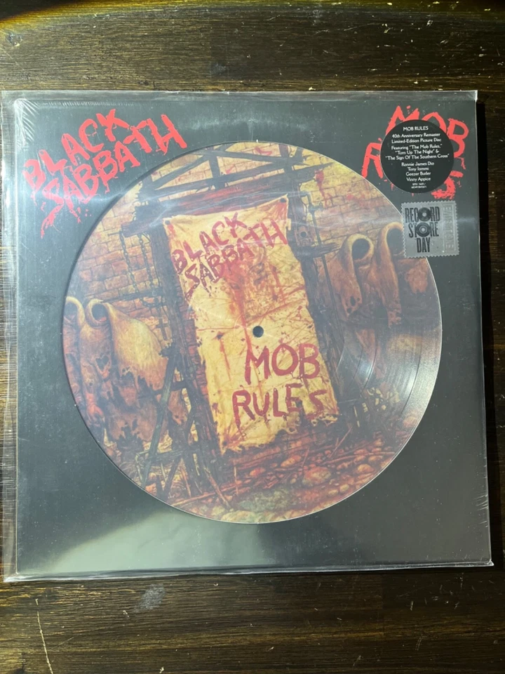 BLACK SABBATH MOB RULES RSD 2021 LIMITED EDITION PICTURE DISC VINYL NEW - Image 2 of 4
