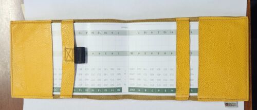 golf scorecard holder leather